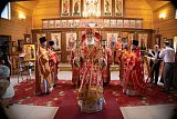 Внутреннее пространство и иконостас Тихоновского храма в день великого освящения, 12 июня 2024 года.
